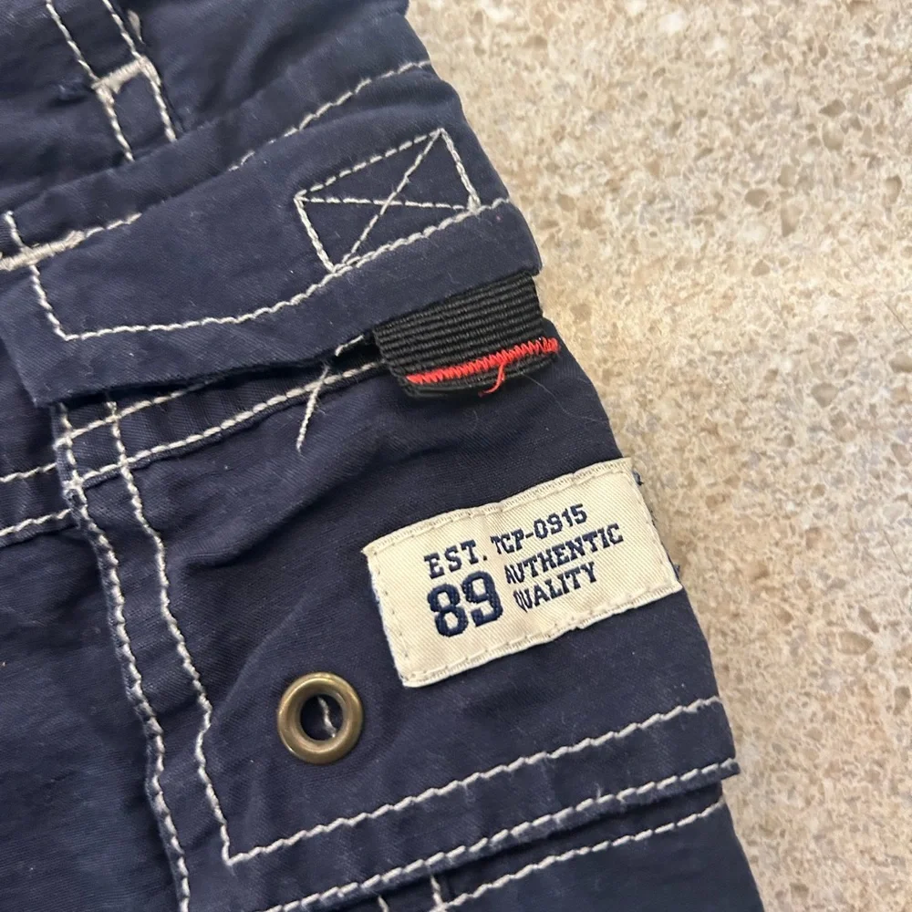 The Childrens‎ Place Navy Blue Cargo Shorts Size 6-9 Months